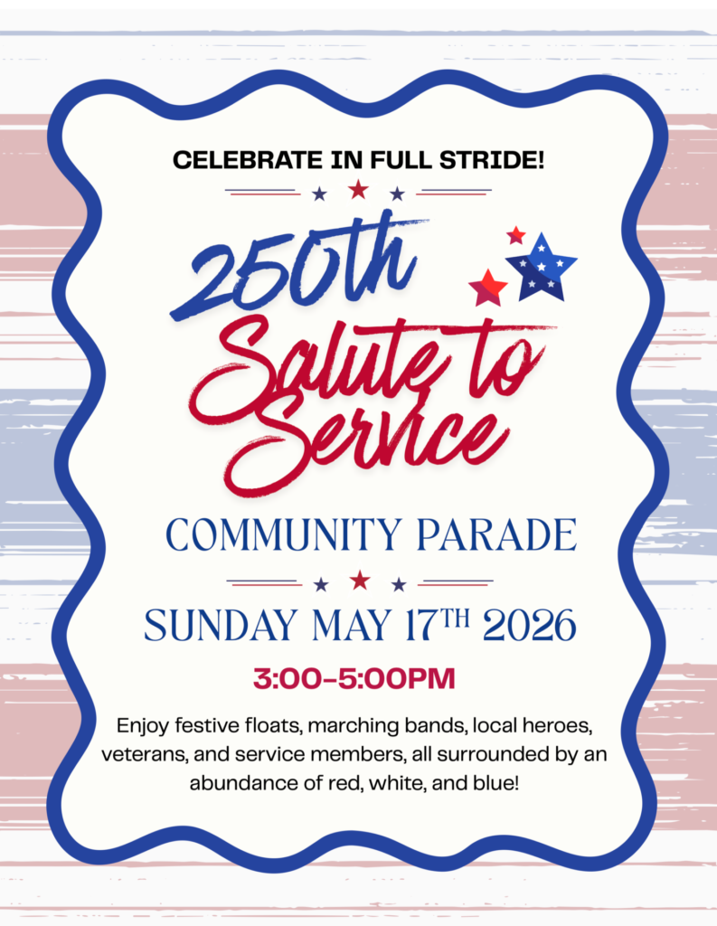 Salute to Service Parade Flyer